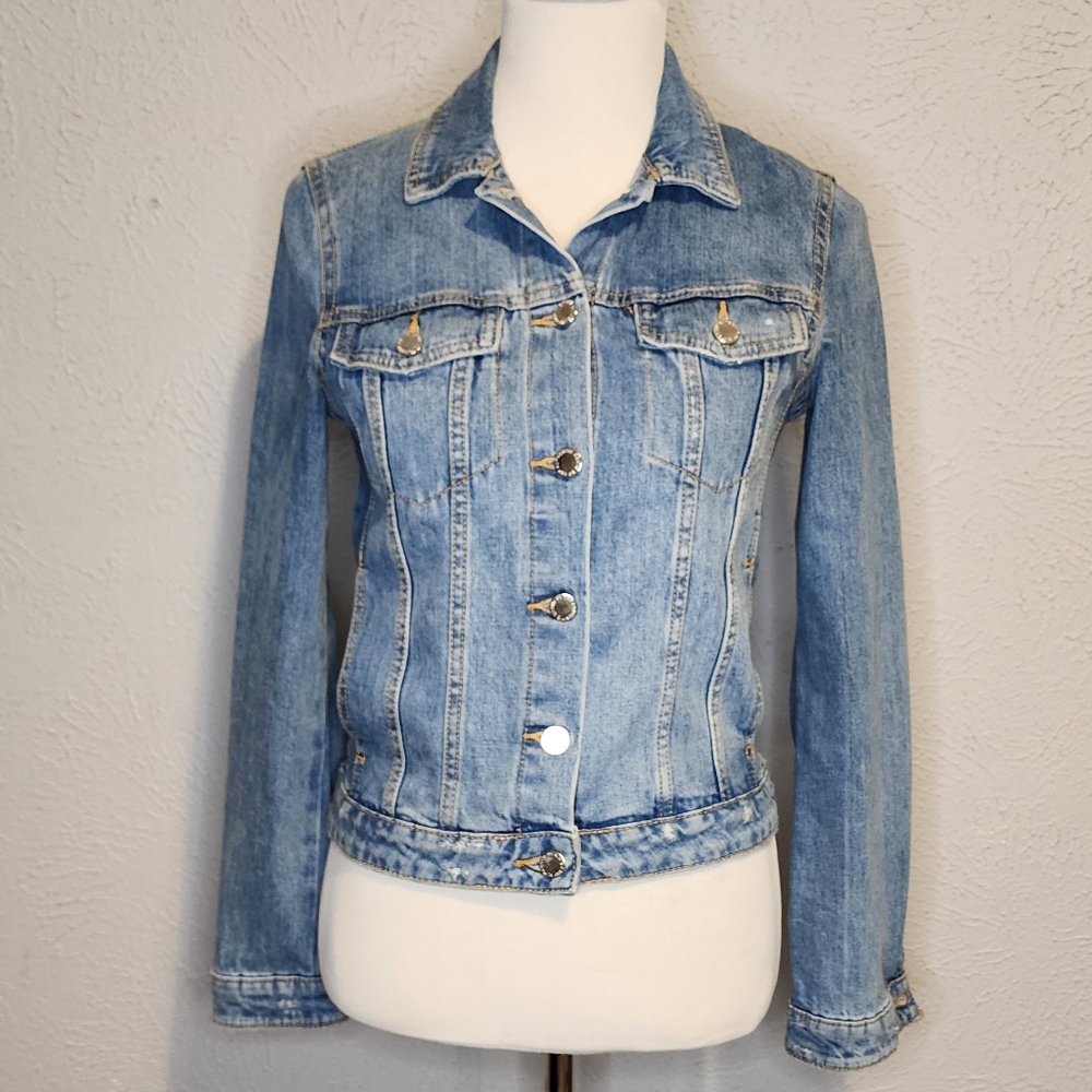 Zara Authentic Jean Jacket by TRF. Size Small.